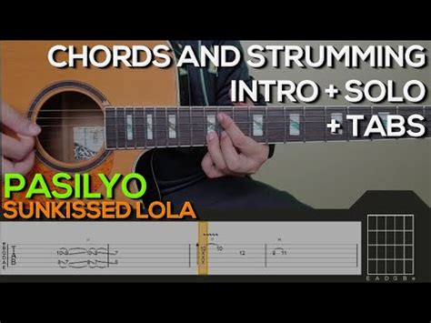 pasilyo strumming pattern|PASILYO INTRO TAB (ver 2) by SunKissed Lola .